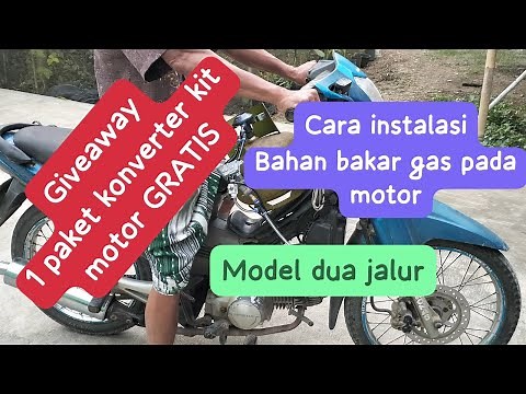 Tutorial lengkap instalasi BBG pada motor dan Giveaway Paket Konverter Kit motor GRATIS
