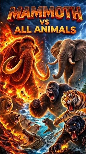 Mammoth 🆚 All Animal's