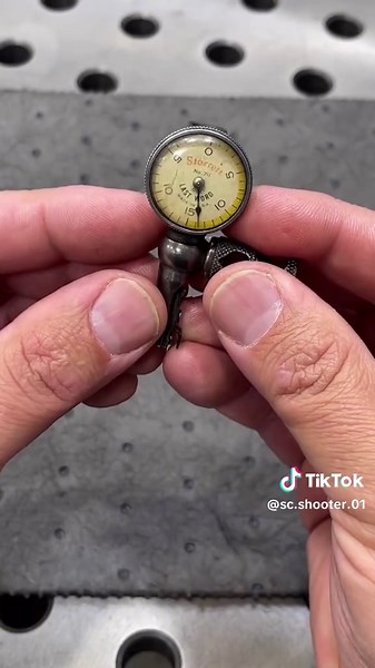 I recently sent two of my @starrett_tools No. 711 Last Word indicators up to Athol to have repaired. Both of them were in my grandad’s tool box but I’m not 100% sure if they were his since they don’t have his initials on them. But since they have always been in his upper tool box I’ve always just considered them to be his and was also used by my Dad. This particular Last Word was missing its feeler and the crystal and dial face have lots of aging and wear on them. Starrett did an excellent job o