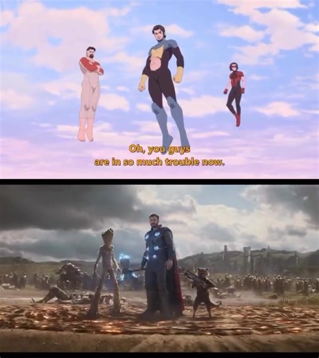 We understood the reference. #invincibleseason4 #avengersinfinitywar