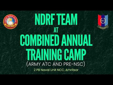 NDRF Delivers Disaster Response Training to NCC Cadets at PWS Pathankot
