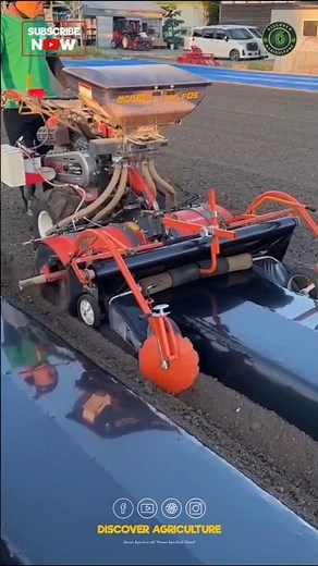 Bed Making, Fertilizing, Seed Sowing, Mulching - All in One Machine