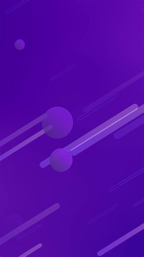 Abstract Purple Gradient Background: Dynamic Geometric Shapes & Futuristic Lines