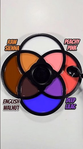 Chestnut + White + Light Red + Palatinate Blue - Warm Core vs Deep Cool