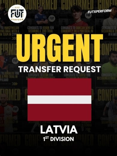 Urgent Transfer Opportunity for Latvia 1st Division Players