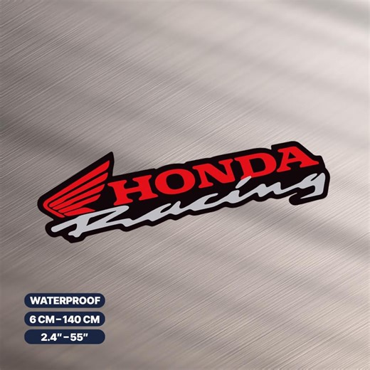 Sticker Honda Racing - Vinyle Résistant UV & Pluie - Tailles Au Choix - Etsy