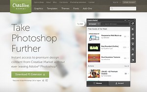 Creative Market Launches PS Extension, Lets You Buy Your Assets In-App