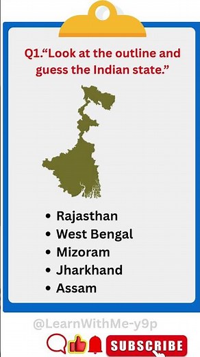 India Map Quiz: What's Your Answer? #quiz #quiztime #mapquiz