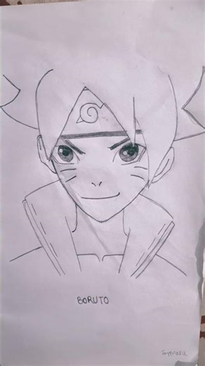 Boruto Drawing #shorts#drawing#boruto#naruto#art#STMART