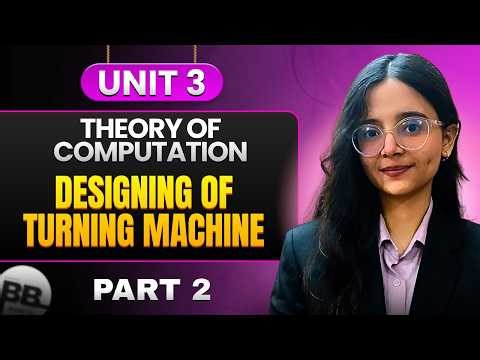 Designing of Turing Machine | Part 3.2 | Unit 3 | Theory of Computation