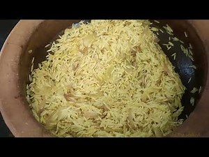 Earthern pot vegetable biryani