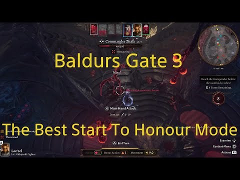 Baldurs Gate 3 Honour Mode How to Beat Commander Zhalk and The Mindflayer (plus get Everburn Blade )