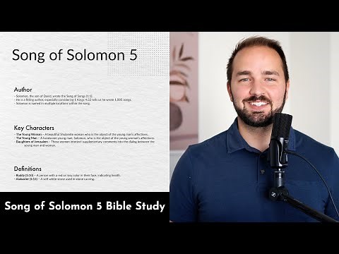 Song of Solomon 5 - Bible Study and Explanation in 5 Minute