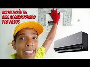 Manual de instalación de aire acondicionado Split paso a paso
