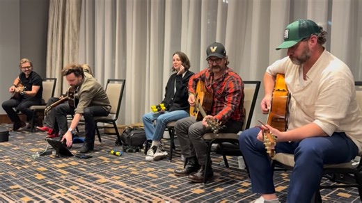 4.2K views · 670 reactions | Jason Manns, Billy Moran, Richard Speight, Jr., Rob Benedict, Emma Fitzpatrick and Reyna Roberts performing “Wagon Wheel” at the last Post Con-Cert at The Road So Far Tour in Nashville! The Post Con-Cert with Rich, Billy and Jason is on sale now for the 2026 Road So Far Tour - grab your tickets today! Https://bit.ly/RoadSoFarTour | Creation Entertainment | Facebook
