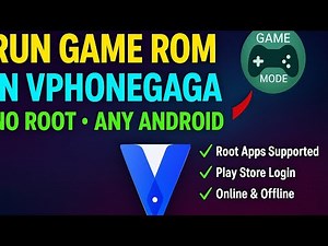 How To Install And Use Gaming Custom Rom in VPhoneGaGa On Any Android || 2025