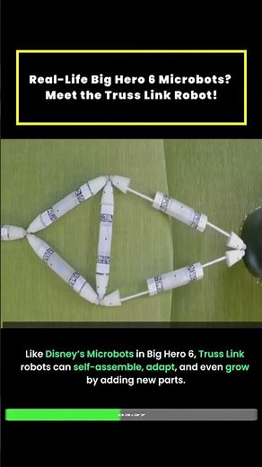 Real-Life Big Hero 6 Microbots? Meet the Truss Link Robot!