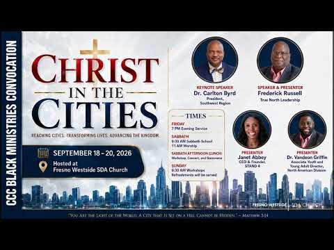 2026 CCC Black Ministries Convocation - Sabbath Service - Dr. Carlton Byrd 9/19/26