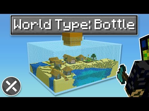 Can You Survive THIS GLASS BOTTLE Minecraft?!