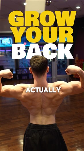 THE SECRET TO GROWING A MASSIVE BACK FAST… (no one talks about this) #backday #backworkout #gym