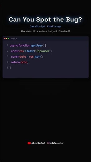 Why does this function return [object Promise]? 🤔