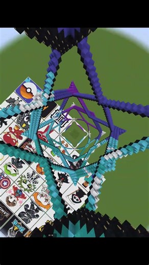 Satisfying Pixel art in minecraft ! Making canvas Pixel Art | #shorts #minecraft #gaming