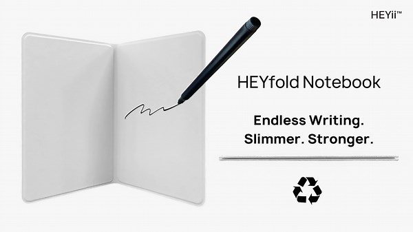 HEYfold Notebook: Write Forever, Super Slim—Your Daily Must