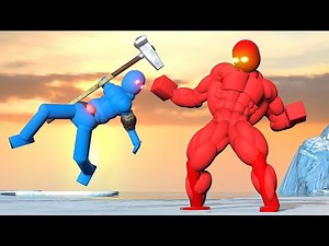 Super Power NPC Fights the Smart AI! (with Active Ragdoll Physics)