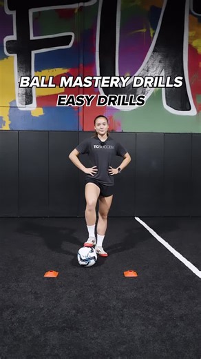 ᴛᴏᴜᴄʜ ɴ ɢᴏ ꜱᴏᴄᴄᴇʀ on Instagram: "Here are some easy drills you can do at home with just a ball and a few cones. No ball or cones? No worries! Soccer Innovation is hooking you up with a 25% discount on soccer balls and 10% off cones. Just use the code TOUCH2510 at checkout, offer end 12/31/25 ⚽️✨"