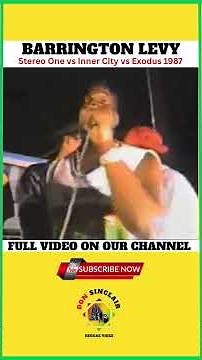 Reggae Sound Clash: Stereo One vs Inner City vs Exodus ft Barrington Levy 1987 Live #Music #Shorts