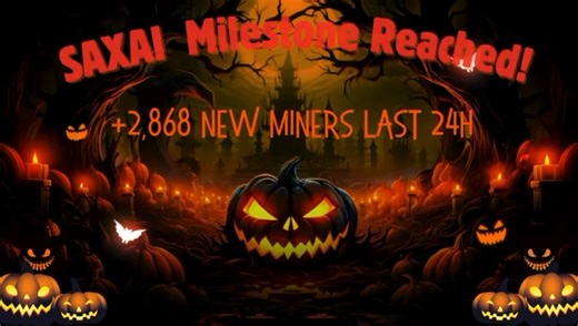  SAXAI HALLOWEEN CAMPAIGN RECORD-BREAKING DAY ⚡️  The SaxAi...