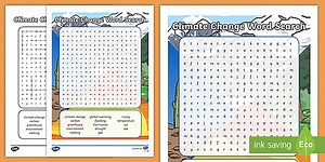 Climate Change Word Search