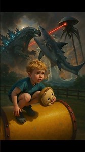 Tripod vs megalodon vs godzilla! #epicbattle #moviebattle #godzilla #megalodon #bossfight #epicfight