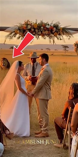 Circus Lion Brought to Wedding as Prank, Guests Think It's Wild