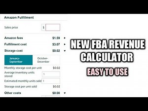 Amazon FBA Profit Calculator | How To Use Amazon's New FBA Revenue Calculator |