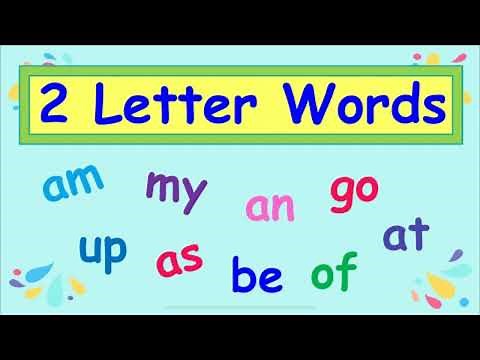 Two letter words| Phonics lesson| Sight words|Phonics for kids| Preschool learning|Let's_LEARN
