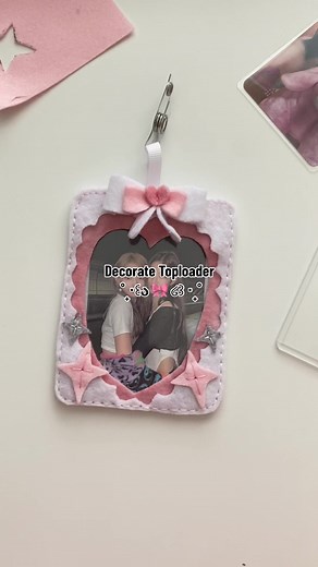 Handmade Kpop Cards Decoration: Felt Toploader DIY Guide