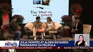 Sinorpresa ni Julia Montes ang kaniyang fans nang ianunsiyo niya ang pelikulang pagtatambalan nila ni Alden Richards. Samantala, sa kabila ng mga kontrobersiya, tiniyak ni Priscilla Meirelles na inaayos nila ng asawang si John Estrada ang kanilang relasyon. #StarPatrol Basahin: https://news.abs-cbn.com/entertainment/04/18/23/julia-montes-alden-richards-to-star-in-new-movie | TV Patrol