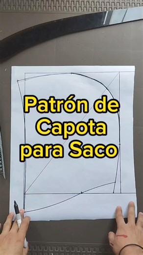 95K views · 12K reactions |  Patrón De Capota para Saco #tutorialdepatronaje #patronajeyconfeccion #patronajeymoda #patronesdecostura #patronaje #costuracreativa #colombia | Rangel Borrero Dicxon | Facebook