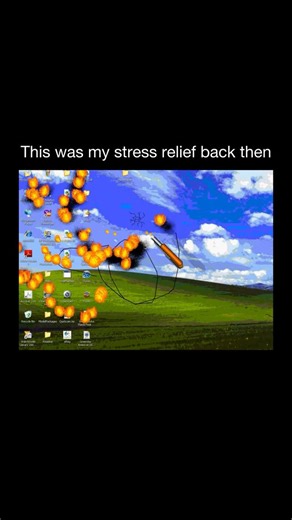 Purely History on Instagram: "Kids today will never know this vibe 🥲 In 1998, a small PC game called Desktop Destroyer let players take out their stress by wrecking their own screens. It captured an image of your desktop, then let you smash it with tools like a hammer, chainsaw, or flamethrower. It was pure, harmless chaos and oddly satisfying."