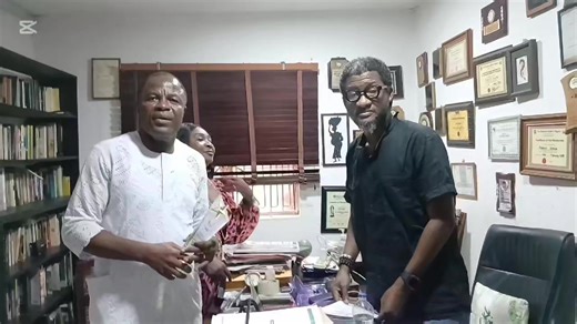 I am deeply honored to receive yet another accolade from my esteemed colleague and the founder of the Warri International Film Festival. Last year, while I was attending ECOFEST in Dakar, the festival recognized me with a Lifetime Achievement Award for my modest contributions to the growth of both the Nigerian and continental film industries. This award was presented to me over the weekend in my Lagos office by the distinguished film and theatre director, Mr. Alex Eyengho, who is also the festiv