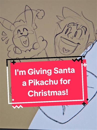 I'm giving Santa a Pikachu for Christmas! #pokemon #pikachu #professoroak #pikachupokemon #pokemonpikachu #merrychristmas #santapikachu #santa #santaclaus #arttok #artistsoftiktok #fanart #digitalart #clipstudiopaint #kawaii #kawaiiart #cuteartstyle #cuteart