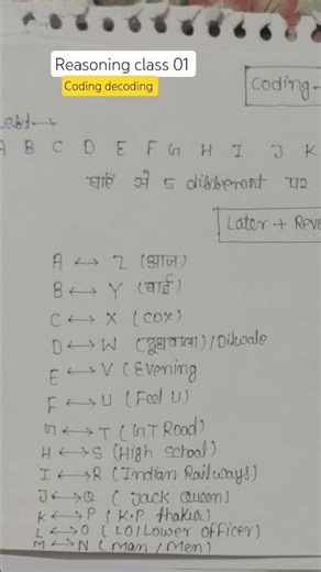#coding #decoding reasoning formula part 1