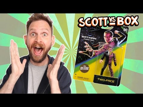 Batman Forever Two-Face Action Figure Unboxing