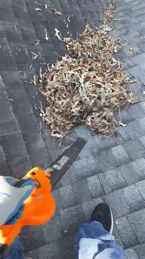 One of the top causes of roof degradation and leaks is debris buildup. Water collects and sits in the debris breaking down the shingles, rusting flashings, and can even make its way under the roofing system. Annual roof maintenance can prevent these issues altogether. @cleancutroofing #itsaboutpeople #roofing | The Roofing Guy