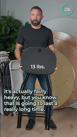 30 Second Showcase: Folding Bar Stool with Backrest