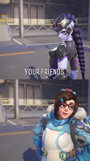 Exciting Mei and Widowmaker Interactions in Overwatch