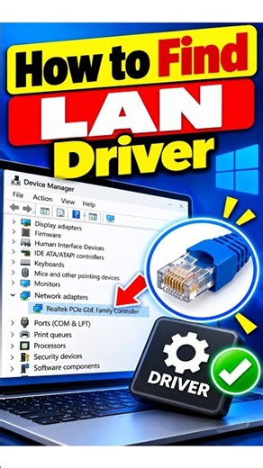 How to Find Your LAN Driver in Windows 11 #EthernetDriver #NetworkDriver #LANFix #Ethernet