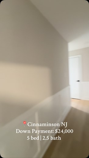 📍Cinnaminson NJ | 5 bed | 2.5 bath | 🍁 Down Payment : $24,000 (for qualified buyers) 📧sarahn.realestate@gmail.com for more information! ask me about down payment assistance options available, 5% of the purchase price towards your down payment and closing costs - * minimum credit score to qualify for assistance is 660* -💬 📢 PSA : you need a mortgage pre-approval prior to any tours. DM me for more information &/or a private showing 🏡 Sarah Neiswender (267)207-7461 (215)638-3830 sarahn.reales