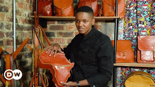 Handmade African leather goods as status symbol